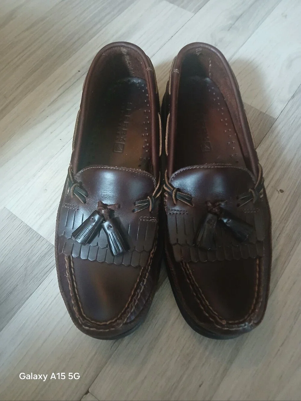 Sperry Men's Dark Brown Leather Tassel Loafers